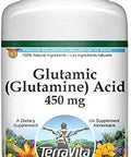 Terravita Glutamic (Glutamine) Acid - 450 Mg (100 Capsules, Zin: 513331)