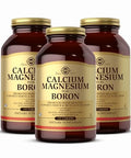Solgar Calcium Magnesium Plus Boron - 250 Tablets Pack Of 3 - Non-Gmo Vegan Gluten Free Dairy Free Kosher 249 Total Servings