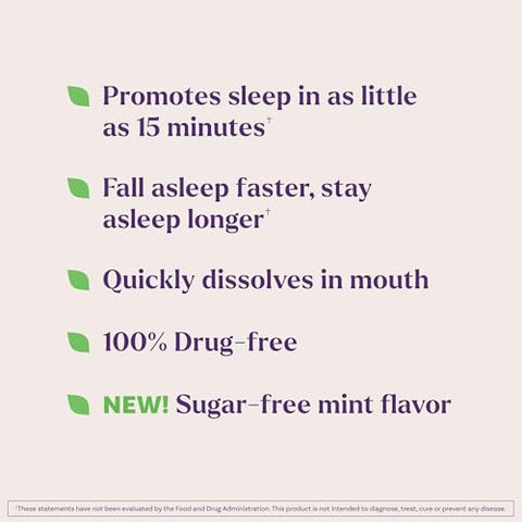 Natrol Melatonin 10Mg Fast Dissolve Tablets - Peppermint Flavor 60 Count Sleep Support Fast Dissolve Melatonin For Adults 60-Day Supply