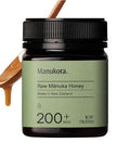Manukora Raw Manuka Honey, MGO 200+, New Zealand Honey, Non-GMO, Traceable from Hive to Hand, Daily Wellness Support - 250g (8.82 Oz)