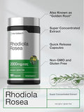 Horbaach Rhodiola Rosea Capsules 180 Count