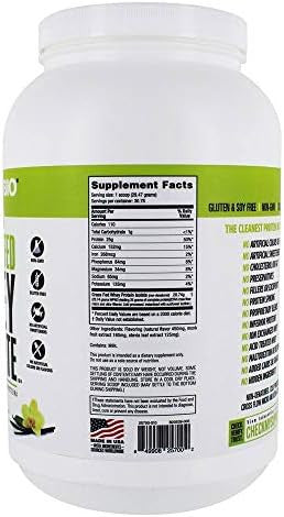 Nutrabio Grass Fed Whey Isolate Protein Powder 25G Of Protein Per Scoop Sugar Natural Lean Muscle Protein Supplement Vanilla 2 Pounds 29 Servings