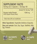 Herbamama Inulin And Magnesium Kit - Bundle Of 1200 Mg Inulin Fiber Capsules & 400 Mg Magnesium Citrate Gummies - Vegan Non-Gmo Gelatinl- - 2 Pack