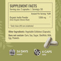 Herbamama Inulin And Magnesium Kit - Bundle Of 1200 Mg Inulin Fiber Capsules & 400 Mg Magnesium Citrate Gummies - Vegan Non-Gmo Gelatinl- - 2 Pack