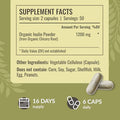 Herbamama Inulin And Magnesium Kit - Bundle Of 1200 Mg Inulin Fiber Capsules & 400 Mg Magnesium Citrate Gummies - Vegan Non-Gmo Gelatinl- - 2 Pack