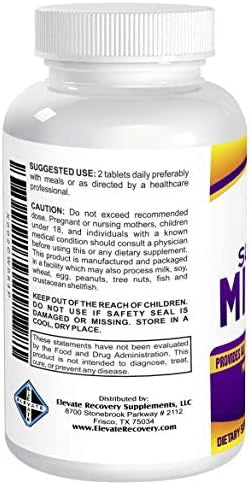 Supermax Multimineral Supplement (Iron Free) With 72 Trace Minerals - Natural Multiminerals - High Potency Multi Mineral Supplements All-In-1 Formula - 60 Tablets
