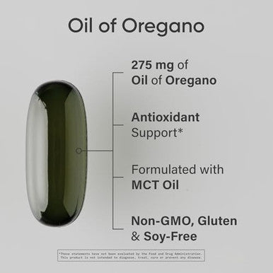 Sports Research Oil Of Oregano 9500Mg W/Black Seed Oil & Coconut Mct Oil - Antioxidant Combination Supplement Rich In Thymoquinone & Carvacrol - Gluten Free Non-Gmo 60 Softgels