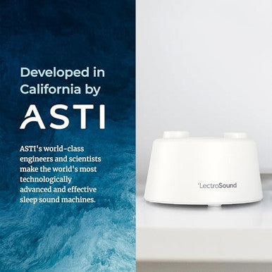 Adaptive Sound Technologies Lectrosound - Noise Machine For Optimal Sleep Environment - Non-Looping Nature Sounds - Precision Volume Settings - Speech Privacy - Travel-Ready
