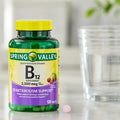 Spring Valley Vitamin B12 2500 mcg B12 Quick Dissolve Cherry Flavor Tablets Dietary Supplement Vitamin B12 120 Count + DRI Store +Sticker