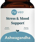 R-U Ved Ashwagandha Capsules - Organic Ashwagandha Root Extract Supplement For Men & Women 500Mg Per Pill For Adrenal Health And Overall Wellness - 60 Vegetarian Caplets (1 Count)