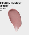 Revlon Liquid Lipstick With Clear Lip Gloss Colorstay Overtime Lipcolor Dual Ended With Vitamin E 320 Faithful Fawn 0.07 Fl Oz