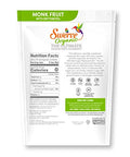 Swerve Organic Monk Fruit All-Purpose Granular Sugar Replacement Sweetener, 8 Ounce Bag (Pack of 2)