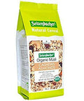 Seitenbacher Muesli #21 Organic Oat and Barley Muesli with Cashews and Almonds, Wheat Free, 3 pack 16-Ounce bag, made in Germany