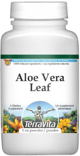 Terravita Aloe Vera Leaf (Lu Hui) Powder (1 Oz, Zin: 511883)