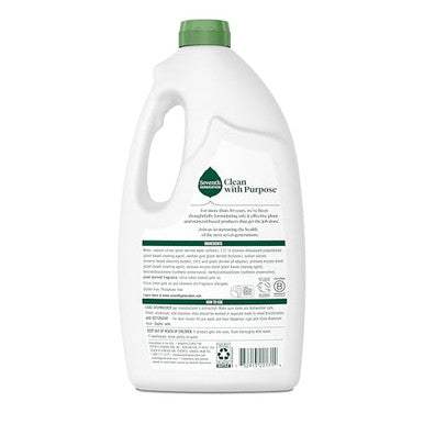 Seventh Generation Dishwasher Detergent Liquid Gel Powers Away Stuck-On Food Lemon Scent 42 Oz