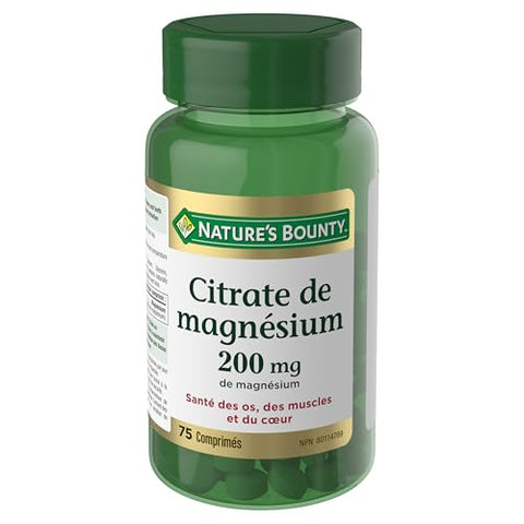 Nature'S Bounty Magnesium Citrate 200 Mg 75 Tablets