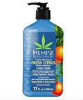 Hempz Biotin Conditioner - Triple Moisture Fresh Citrus - Peach & Grapefruit - For Growth & Strengthening Of Dry Damaged And Color Treated Hair Hydrating Softening Moisturizing - 17 Fl Oz