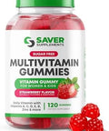 Sugar Multivitamin Gummies, 120 Gummies Ã¢â‚¬â€œ Naturally Flavored And Sweetened Vitamin Gummy For Women And Kids Ã¢â‚¬â€œ Strawberry Flavor
