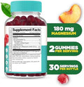 Lifeable Magnesium Citrate Gummies Sugar Great Tasting Magnesium Supplement Gummies for Adults Vegan Non GMO Magnesium Gummy for Men and Women for Muscle Relaxation 60 Count