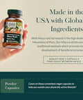 Gaia Herbs Maca Root Caffeine Natural Energy Supplement 60 Vegan Capsules (30Day Supply)
