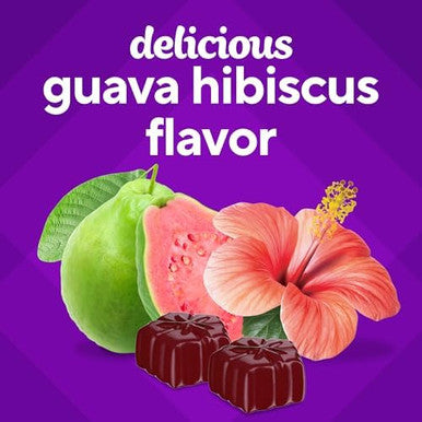 Vitafusion Iron Gummy Vitamin Supplement Supports Red Blood Cell Production Guava Hibiscus Flavor 30 Servings 60 Count