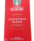Starbucks Via 2016 Christmas Blend Ready Brew Instant Coffee 12 Pack