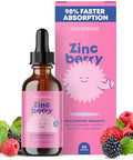 JoySpring Liquid Vitamin D3 with K2 Immune Support and Zinc Supplements for Kids Elderberry and Zinc Liquid