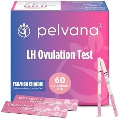 Pelvana Pregnancy And Ovulation Test Strips Combo Kit 25 Lh Fertility Test Strips + 10 Pregnancy Hcg Checker Kits Identify Your Peak Fertility Days Easy At Home Ovulation Tests (35 Piece Kit)