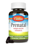 Carlson Labs PreNatal Multivitamin Tablets with DHA 120 Count