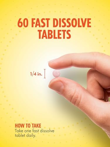 Sundance Vitamin B12 1000 mcg Fast Dissolve Tablets As Methylcobalamin Vegetarian NonGMO and Gluten Free Supplement