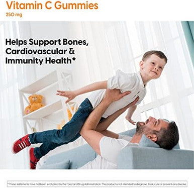 Doctor'S Best Vitamin C Gummies 250Mg Per Serving Great Tasting Immune Brain Eyes Heart Circulation Antioxidant Support Natural Pectin Vegan Gluten Ct Fruit 120 Count