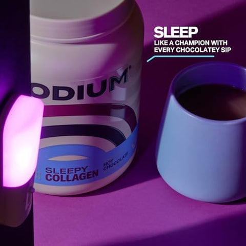Podium Nutrition Sleepy Collagen With Melatonin Hot Chocolate 25 Servings Collagen Protein Gluten Soy