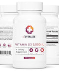 REVITALIZE Vitamin D3 5000 IU Supplement for Immune Support and Bone Health 120 Capsule Compare and Save Complete.