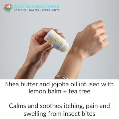 Best Bee Brothers Lemon Calm Stick Lemon Balm & Tea Tree Bug Bite & Itchy Skin Relief Balm
