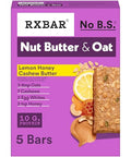 RXBAR Nut Butter and Oat Protein Bars, Protein Snacks, Snack Bars, Lemon Honey Cashew Butter, 9.7oz Box (5 Count)