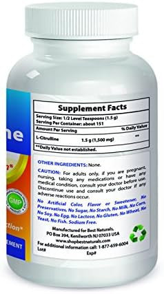 Best Naturals Lcitrulline Powder 8 Oz (8 Oz (Pack Of 3))