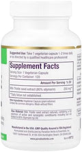 Paradise Herbs Milk Thistle Extract 120 Vegetarian Capsules (250 Mg Per Capsule)