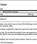 Swanson Raw Thymus Glandular 500 Milligrams 60 Capsules (2 Pack)
