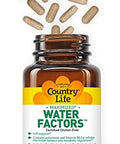 Country Life Water Factors - With Potassium And B6 For Electrolyte Balance - 60 Tablets