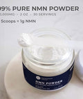 Neurogan 99.9% Pure NMN Supplement Powder Nicotinamide Adenine Dinucleotide Precursor for Cellular Energy and Focus Supplement 30000 mg (2 oz) Mixable 30 Servings