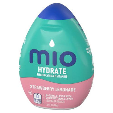 Mio Hydrate Strawberry Lemonade Liquid Water Enhancer With Electrolytes & B Vitamins 1.62 Fl Oz Bottle