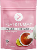 Flat Tummy Weekend Cleanse Tea 30 Day Program All Natural Colon Cleanse W/Senna And Dandelion Root Provides Bloating Relief For Women Detox Cleanse For Digestion Support And Gas Relief