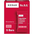 RXBAR Protein Bars, 12g Protein, Gluten Free Snacks, Strawberry, 9.1oz Box (5 Bars)