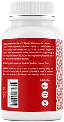 Safrel Calcium Magnesium Zinc With Vitamin D3, 300 Tablets - Calcium 1000 Mg, Magnesium 400 Mg, Zinc 20 Mg & D3 600 Iu Per Serving