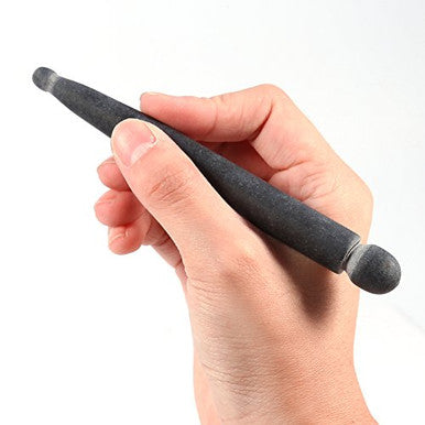 Brrnoo Needle Stone Massage Stick Deep Tissue Massage Tool-Manual Acupuncture Pen Bian Stone Needle Muscle Relief Face Full Body Point Roller Massage Stick Guasha Tool