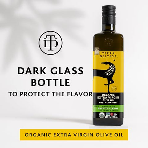 Terra Delyssa Organic Extra Virgin Olive Oil, 25.5 fl oz