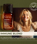 Gya Labs Immune Essential Oil Blend For Diffuser & Wellness - Thieves Essential Oil For Cleansing & Invigorating (0.34 Fl Oz)
