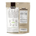 Berrilys Organic Dried Mulberries - White Mulberry, Non-GMO, Unsulfured, Raw, Kosher, Vegan - Healthy Berries, Superfood, No Sugar Added, USDA Organic Certified, FDA Registered Facility - 10oz