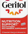 Geritol Multivitamin Supplement Contains Bvitamins Antioxidants Vitamins C E & D And Iron 27 Essential Vitamins And Minerals Gluten Nongmo No Artificial Sweeteners 40 Tablets