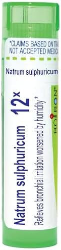 Boiron Natrum Sulphuricum 12X For Bronchial Irritation Worsened By Humidity 80 Pellets